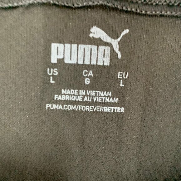 Borussia Dortmund BVB Black Puma Soccer Jersey Mens Large - Picture 7 of 9